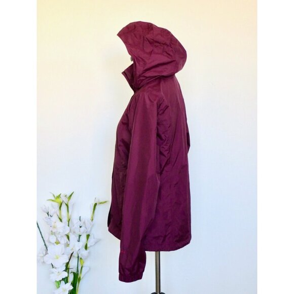 NEW! The North Face Resolve Rain Jacket DryVent Hooded Windbreaker Garnet Red S - Picture 5 of 9